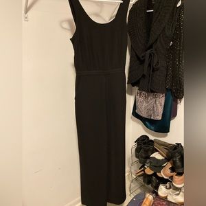 DKNY pant jumper black polyester size XS